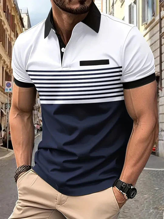 Classic Men's Polo Shirt Comfortable Casual Wear