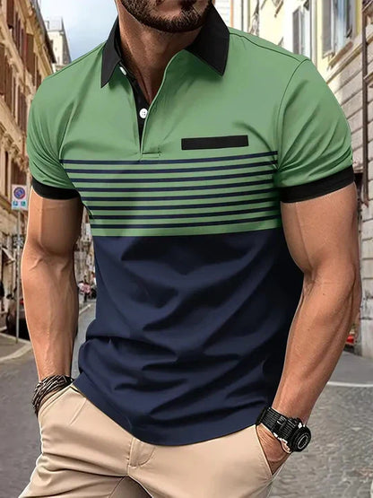 Classic Men's Polo Shirt Comfortable Casual Wear