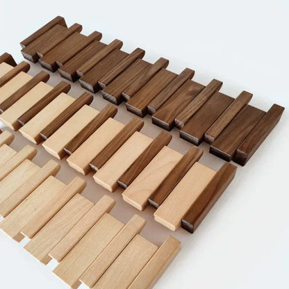 Simple Wood Hooks Coat Rack - Nocini