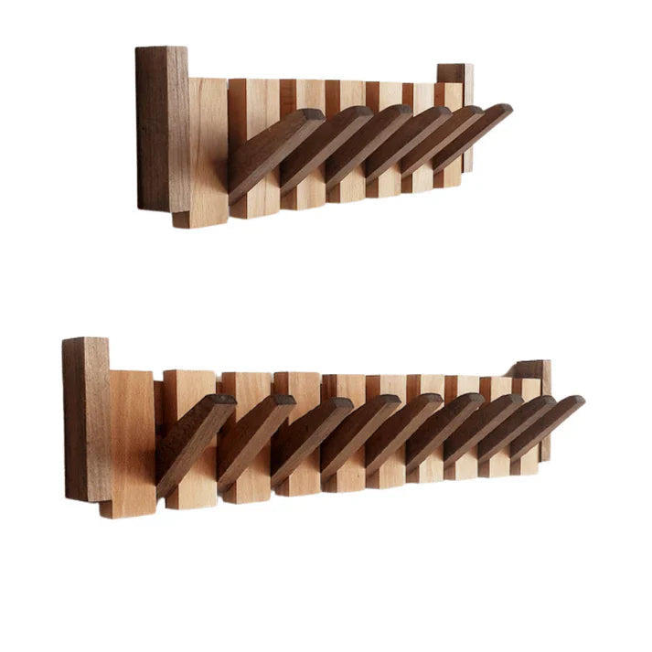 Sturdy Wood Wall Hook with Musical Theme