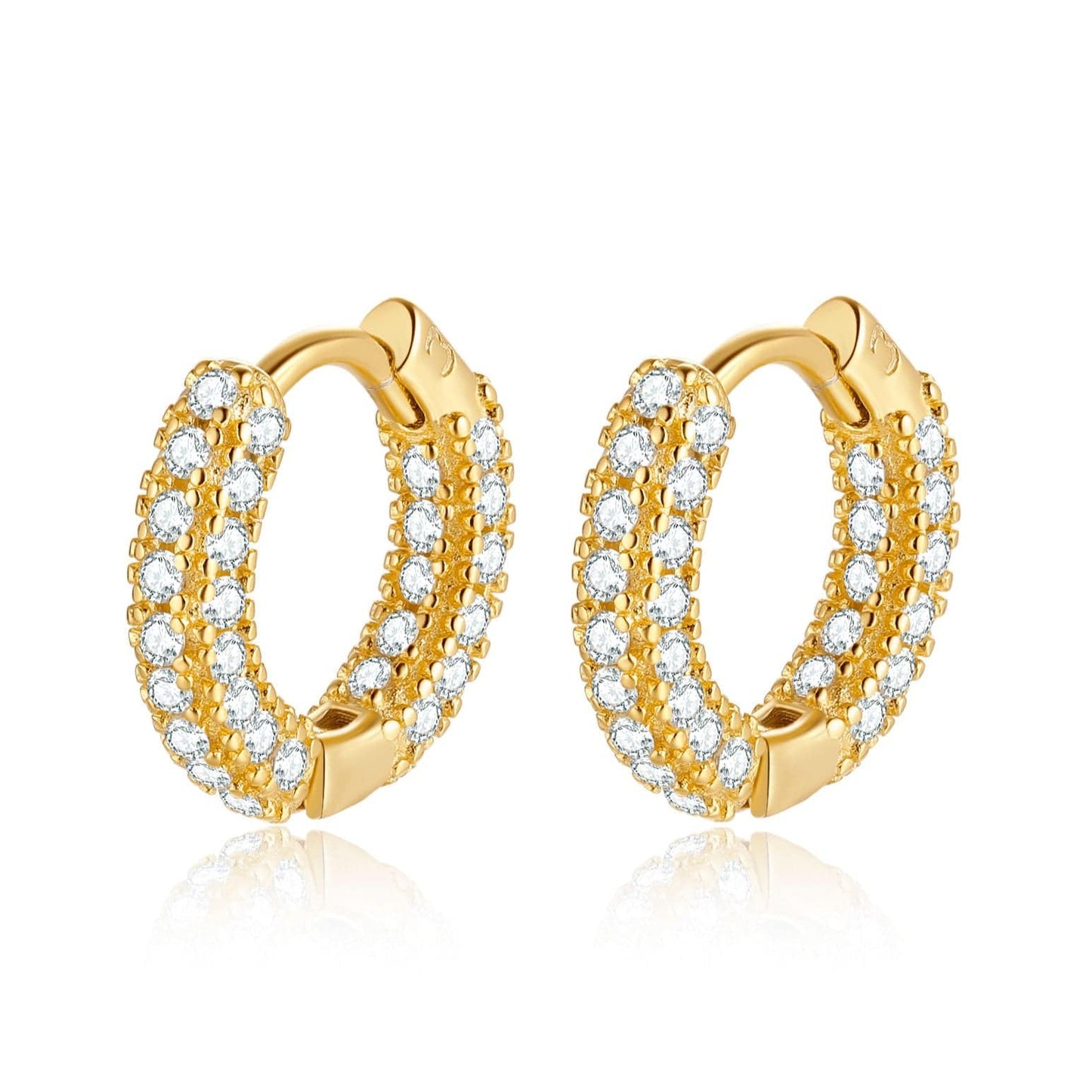 Sparkling Cubic Earrings - Elara - Pexav