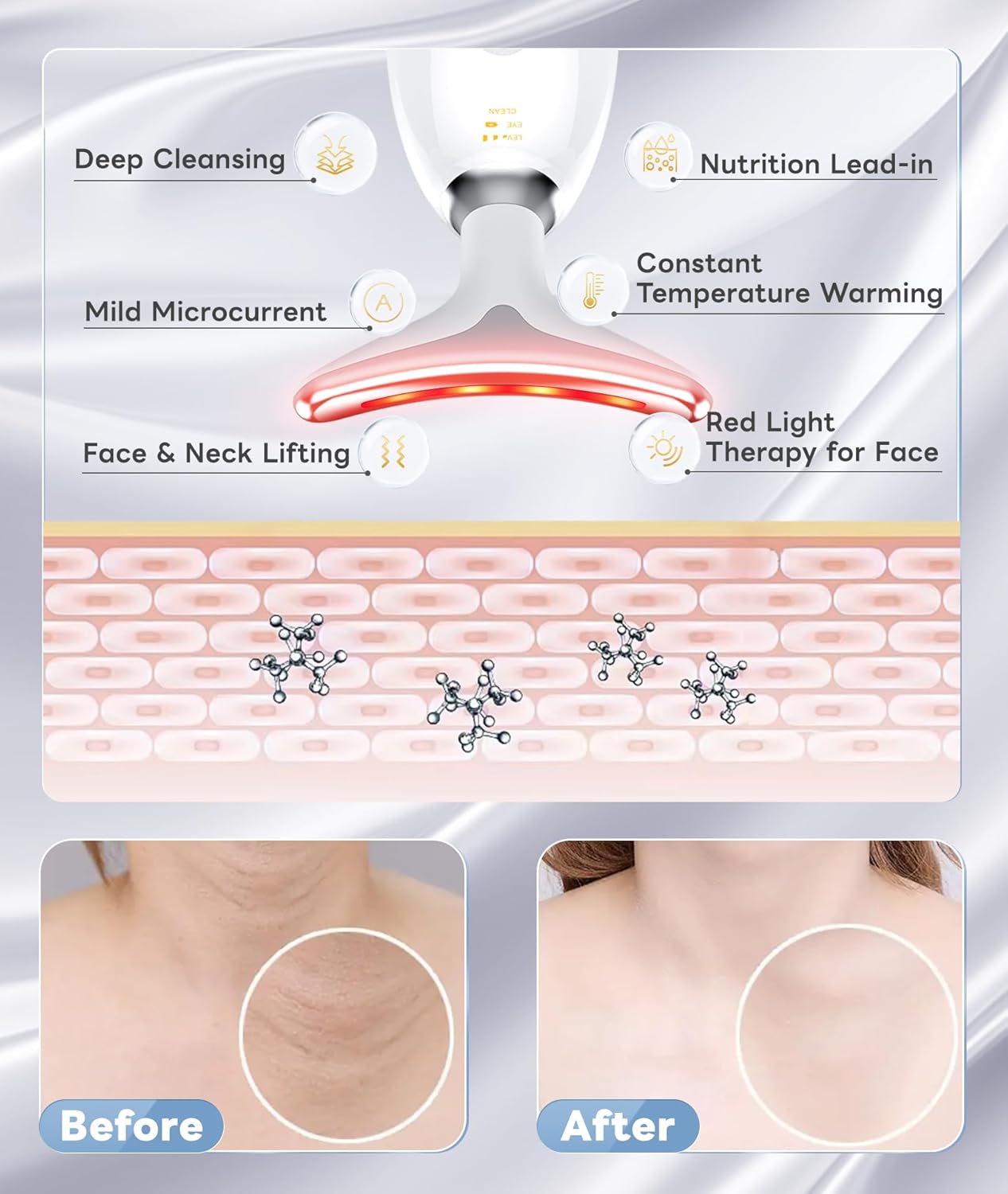 RadiantGlow 7-Color Facial Massager-Nora Luxe