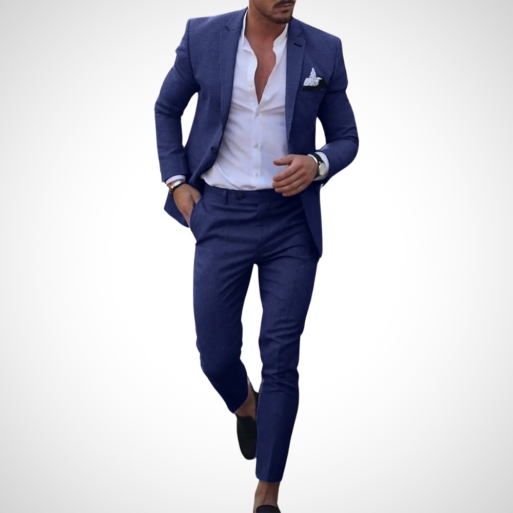Stylish Men's 2 Piece Slim Fit Suit - Olytrend