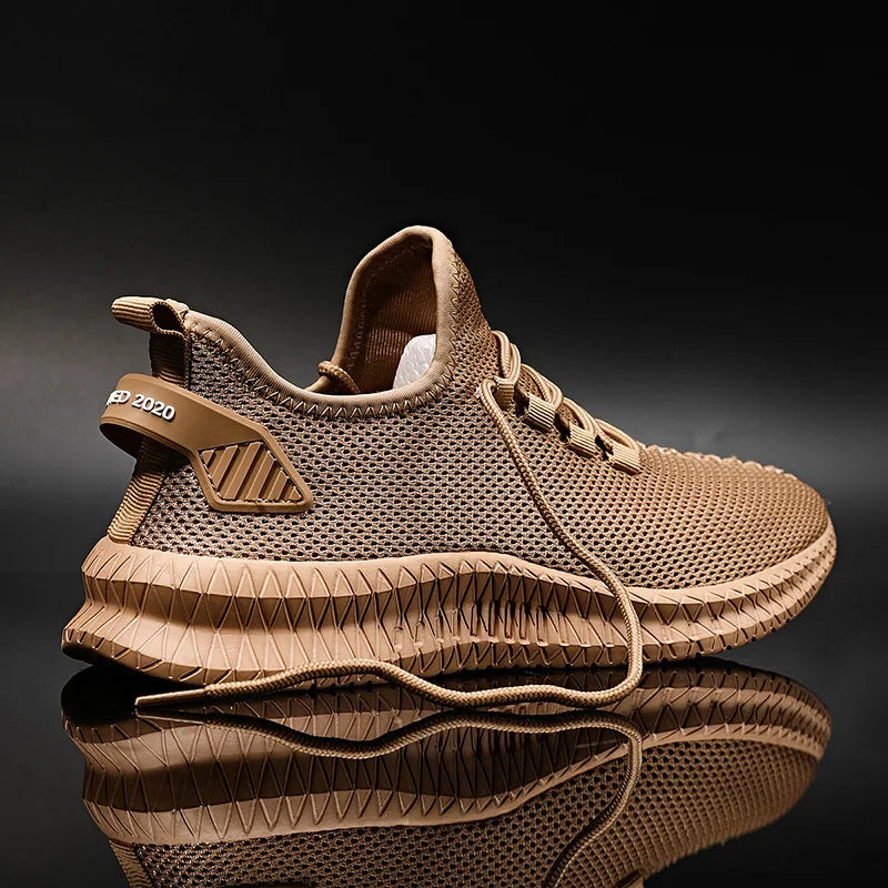 Lightweight Breathable Men's Mesh Sneakers - Olytrend