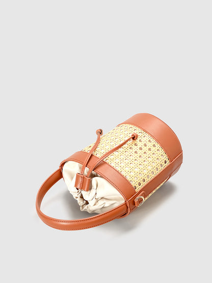 Natural Woven Boho Tote Bag