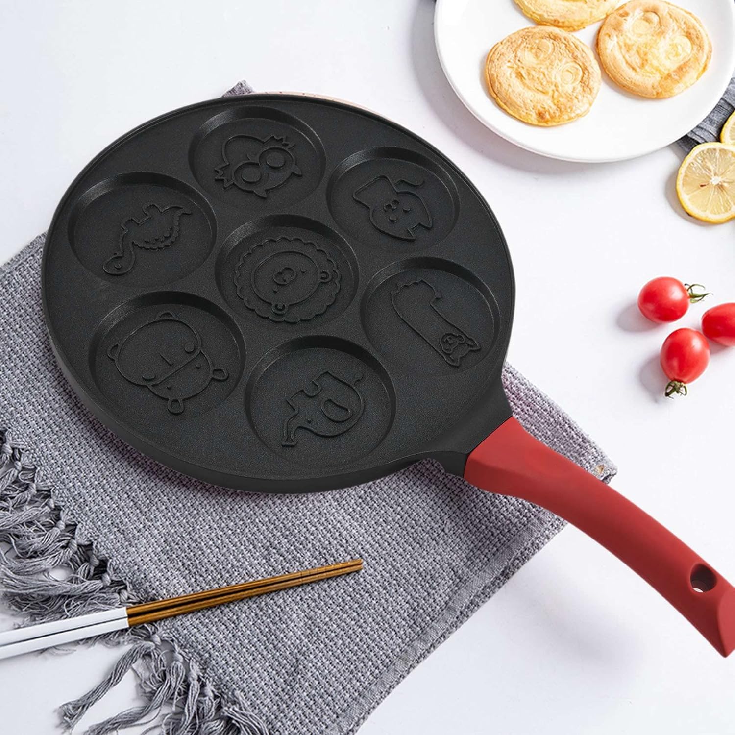 Easy Grip Animal Shaped Non Stick Pancake Pan - Nocini