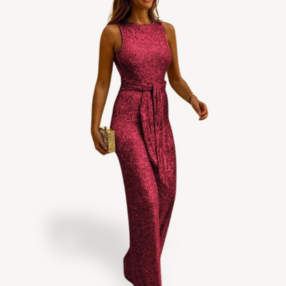 Glittering Evening Maxi Dress for Women
