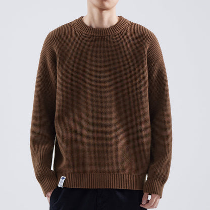 Image of Reed | Men's Textured Crew Neck Sweater