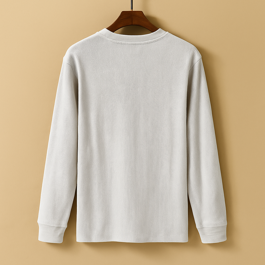 Men’s relaxed long sleeve shirt with a comfortable fit, ideal for casual wear, daily outfits, and weekend occasions.