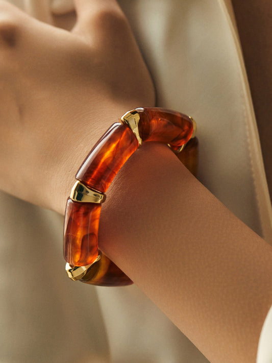 Stylish Chain Link Cuff Bangle - Pexav