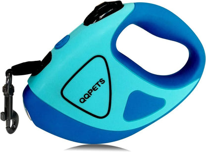 Retractable Dog Leash with LED Lighting - SafePaw-Blue-196.85 inches-Nora Luxe