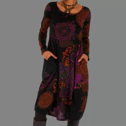 Vintage Chic Elara Dress - Pexav