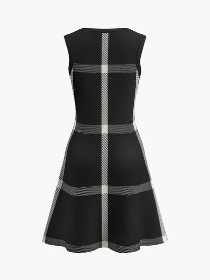 Classic Plaid Summer Tank Dress