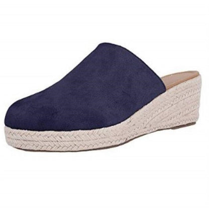 Retro Chic Wedge Sandals - Vera-Beige-4.5-The Livary