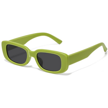 Retro Rectangular Y2K Sunglasses - Aria-Green-Nora Luxe