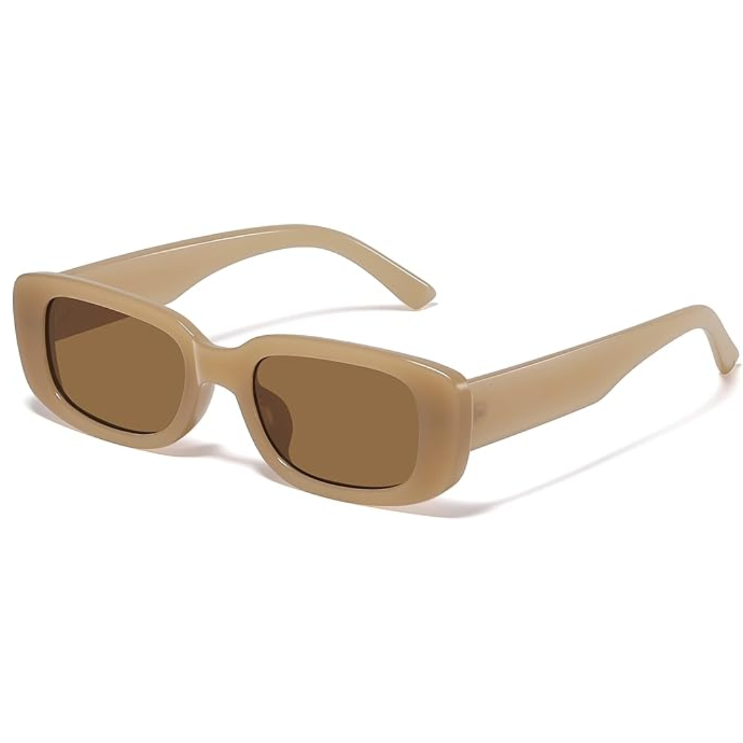 Retro Rectangular Y2K Sunglasses - Aria-Tea-Nora Luxe