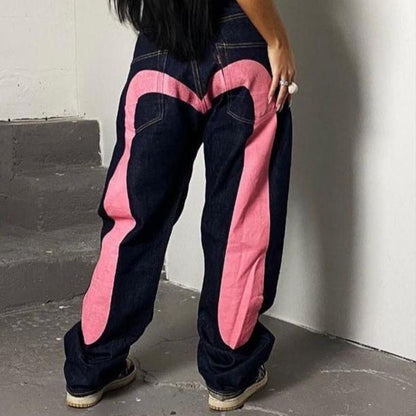 Vintage Style Distressed Jeans - Pexav