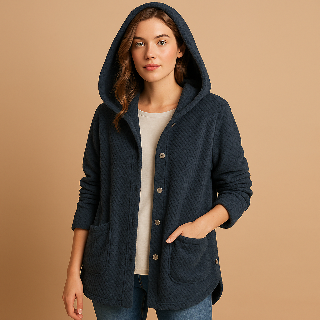 Warm Womens Reversible Fleece Coat - Nocini
