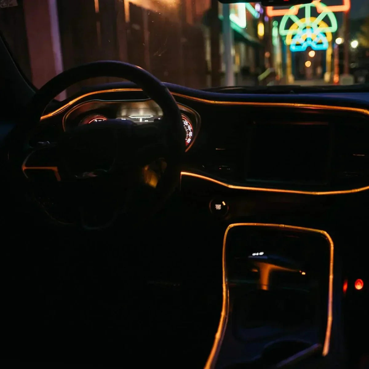 RGB Interior Lighting for Car - GlowLine-Light blue-The Livary