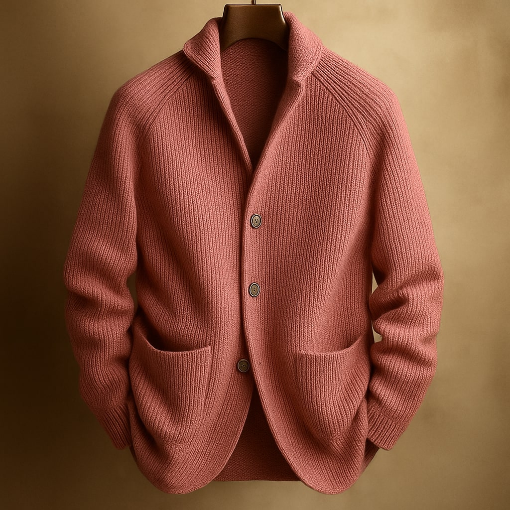 Men's Classic Button Cardigan Sweater - Olytrend