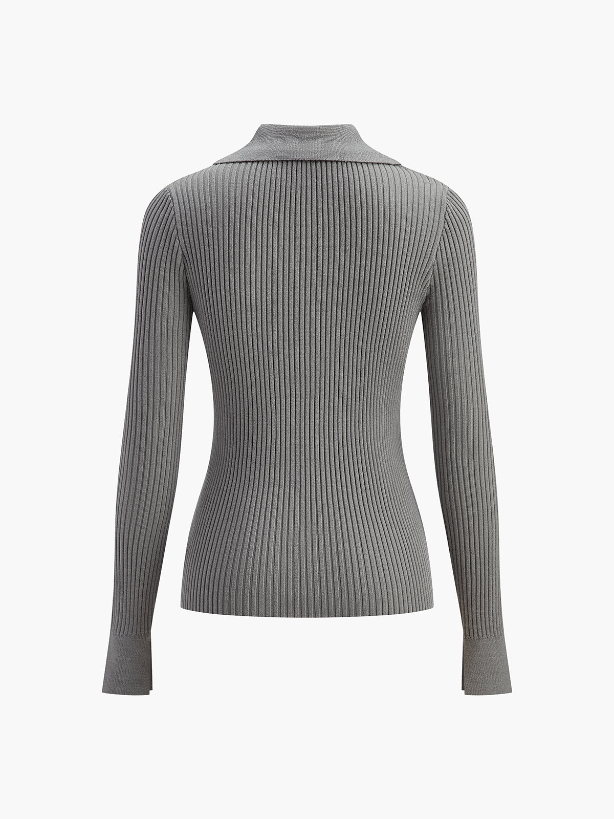 Textured Crew Neck Fit Cardigan