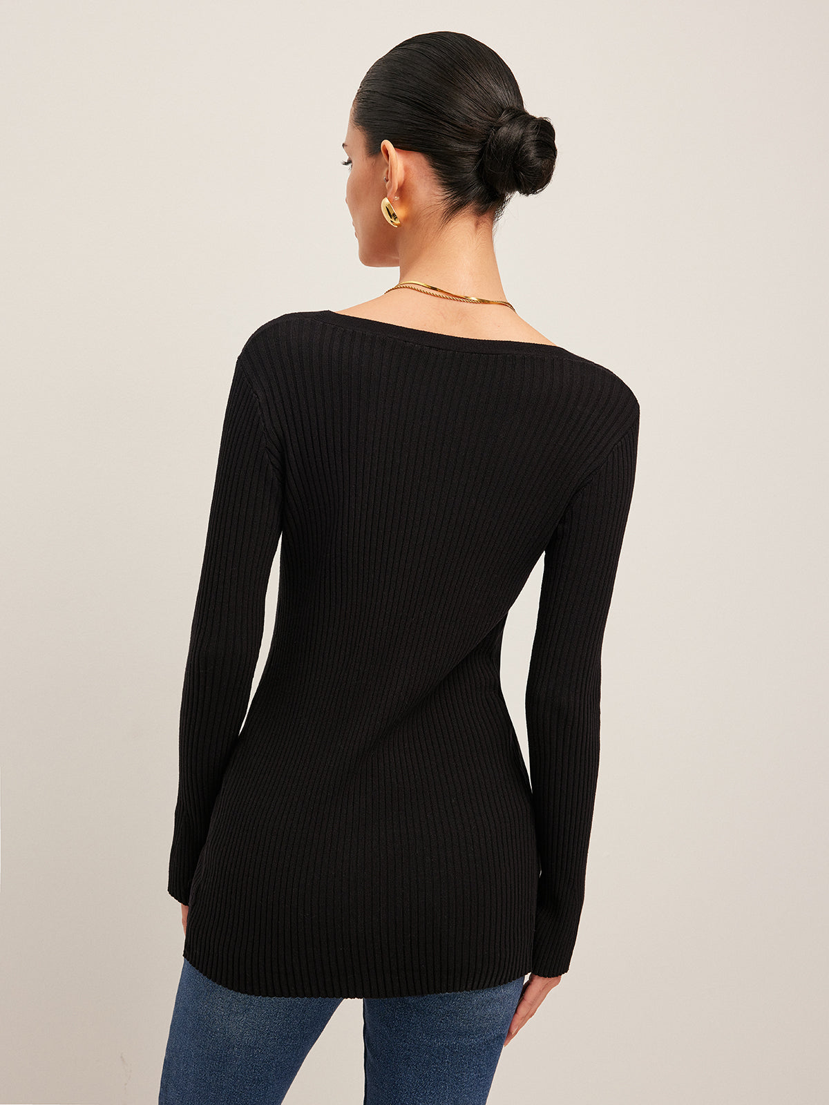 Textured Open Front Button Sweater