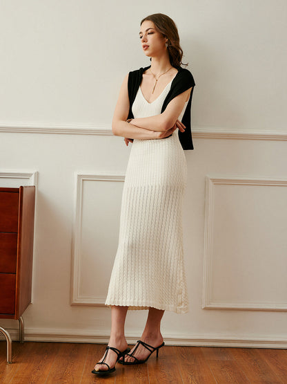 Comfortable Fit Knit Summer Dress