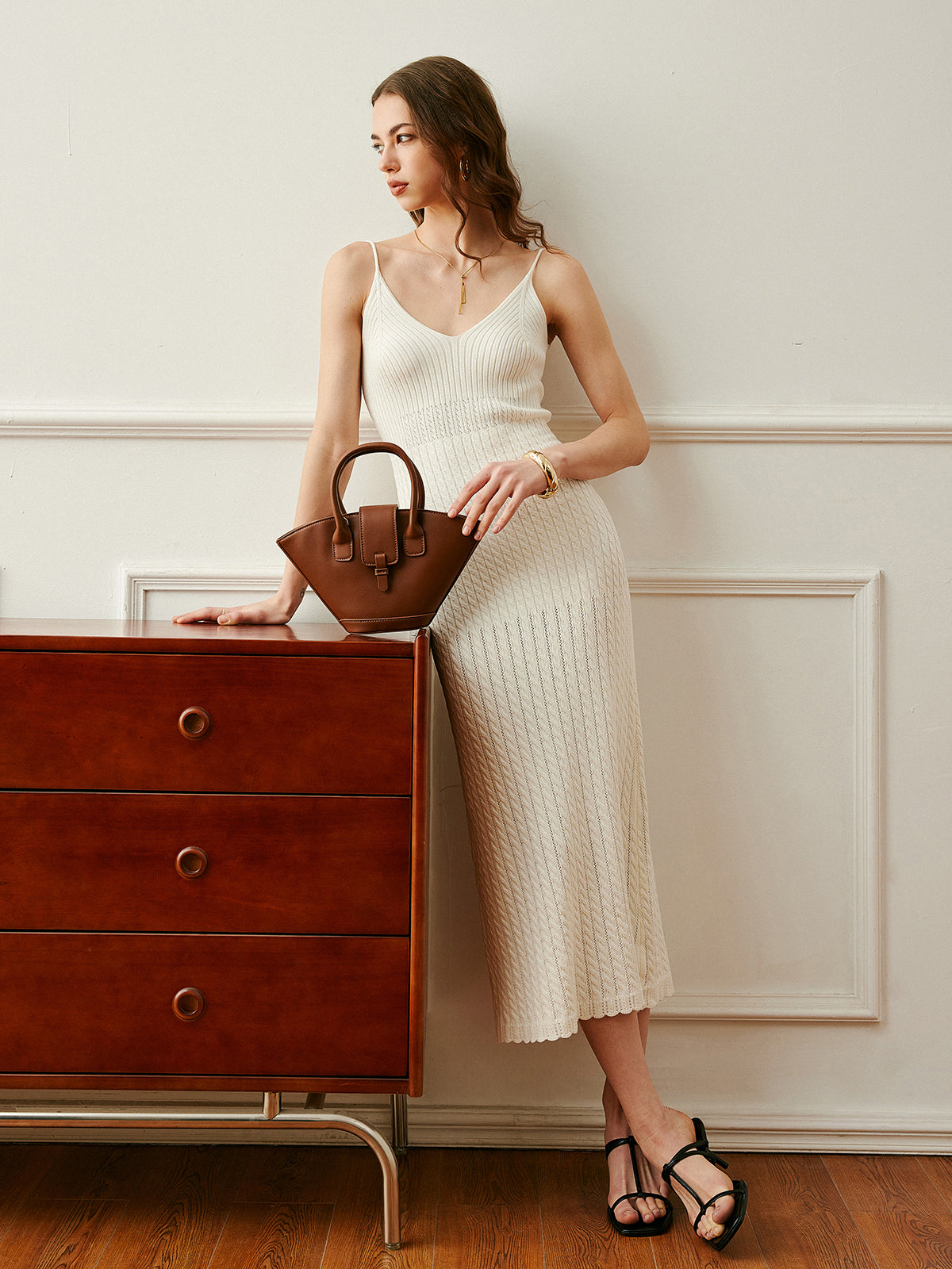 Comfortable Fit Knit Summer Dress
