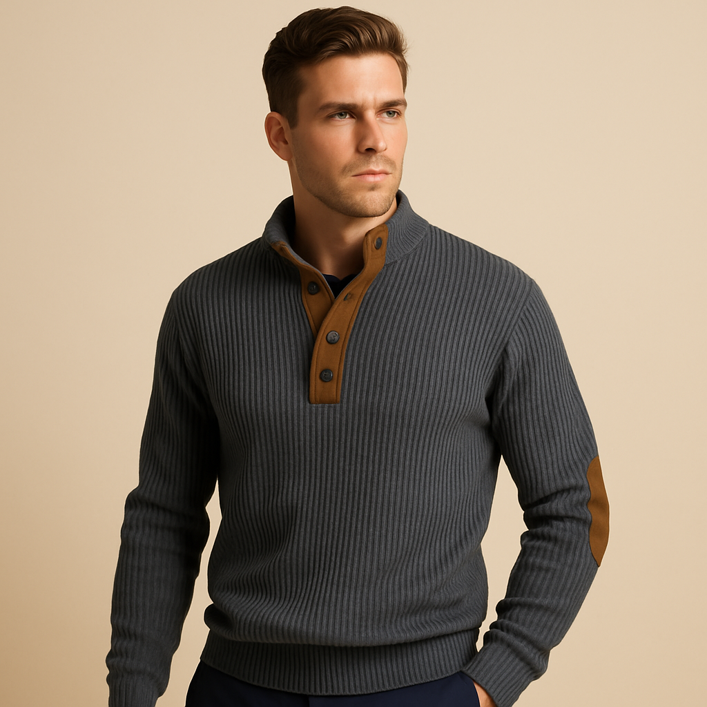 Classic Crew Neck Cotton Sweatshirt for Men - Nocini