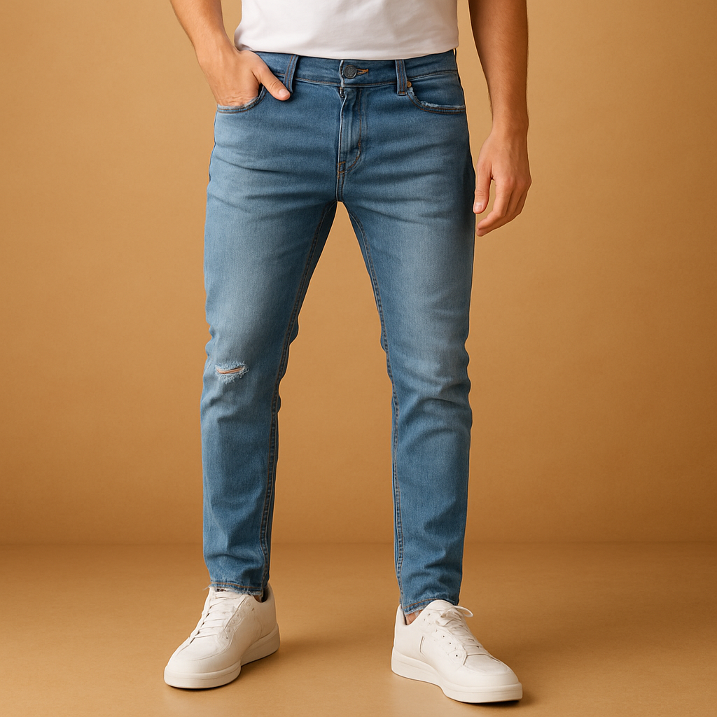 Ripped slim-fit jeans for men | Carter - Nocini