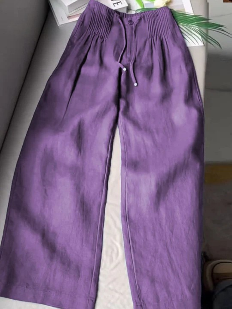 Image of Robin | Women's High-Waisted Wide Leg Pants