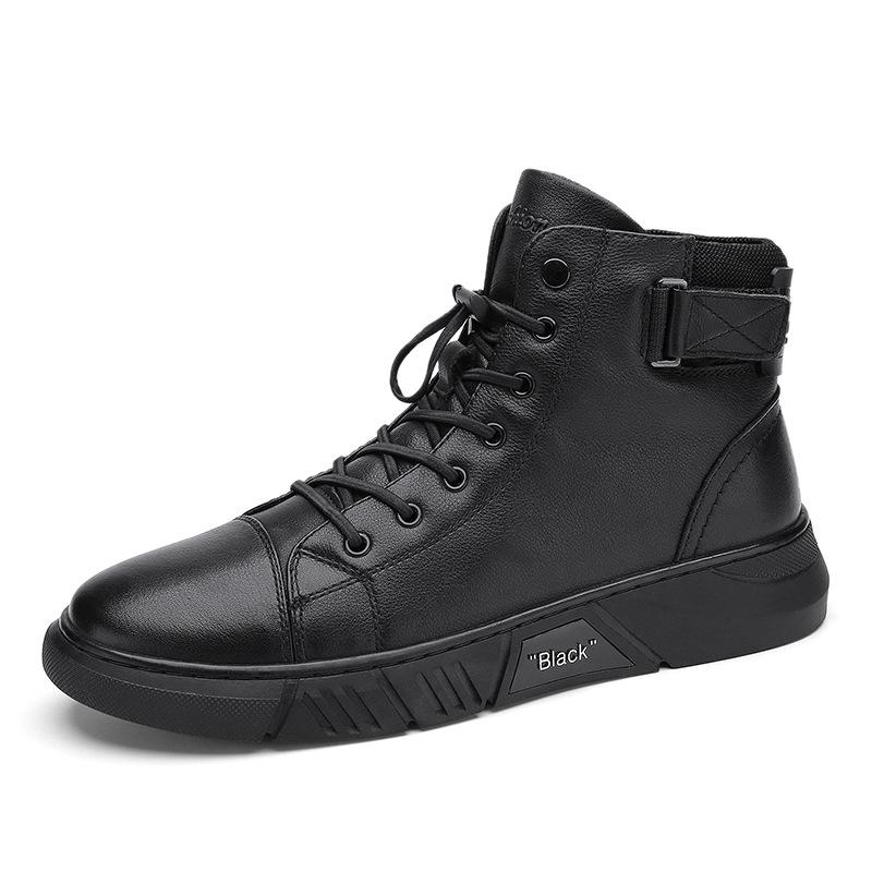 Robust Black Men's Shoes - Maxwell-6.5-Nora Luxe