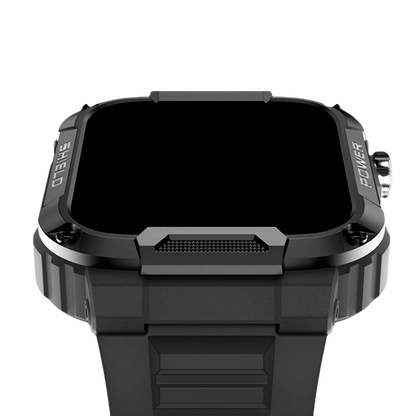Robust Smartwatch for Men - IronPulse X1-Black-Nora Luxe