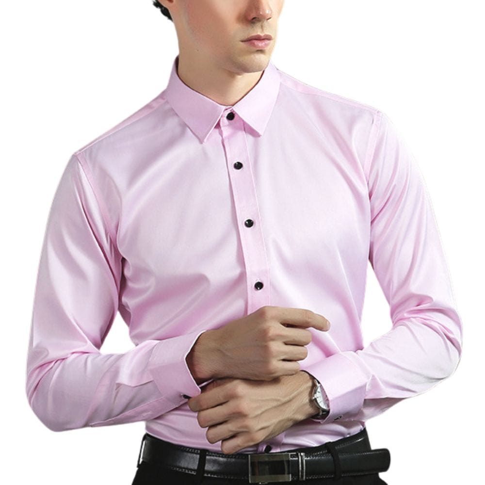 Classic Men's Collared Dress Shirt - Olytrend