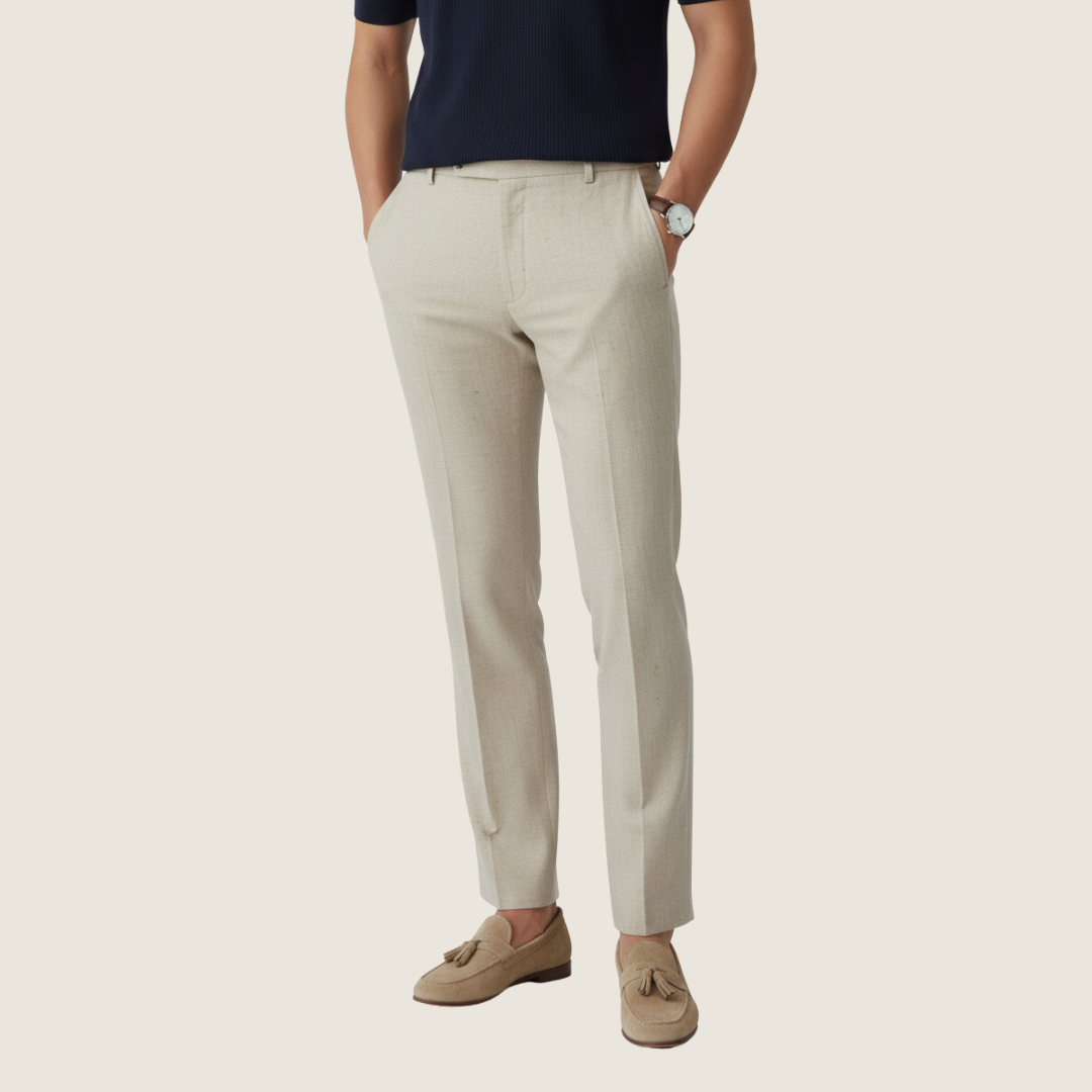 Men's Modern Fit Dress Trousers - Olytrend