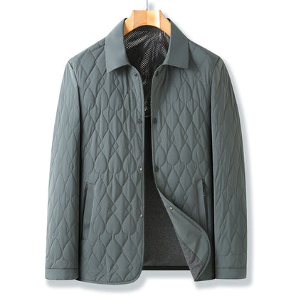 Men's Warm Padded Button Down Jacket - Olytrend