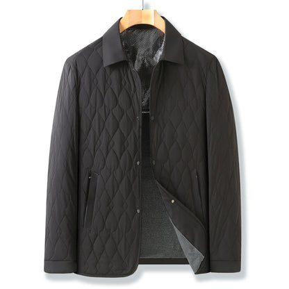 Image of Ronnie | Men's Quilted Button-Down Jacket