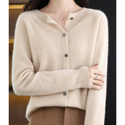Image of Rosemary | Women's Button-Down Fitted Cardigan