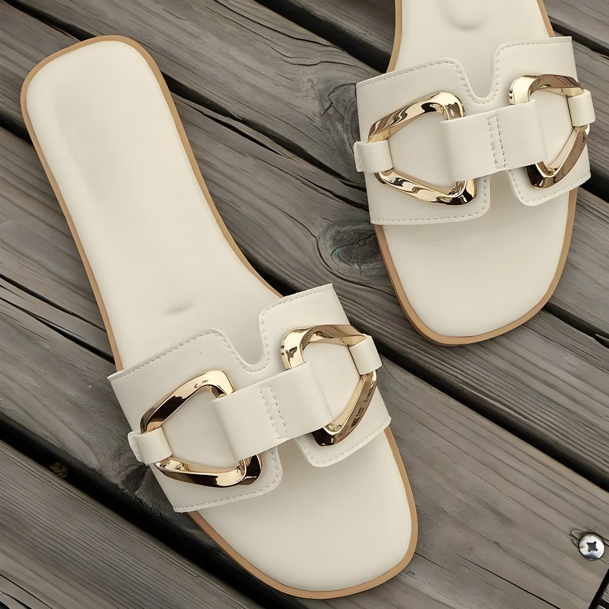 Comfortable Womens Summer Slide Sandals - Olytrend
