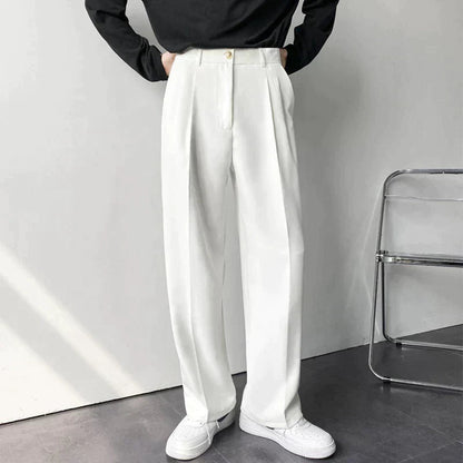 Image of Ross | Men's Pleated Wide Leg Dress Pants