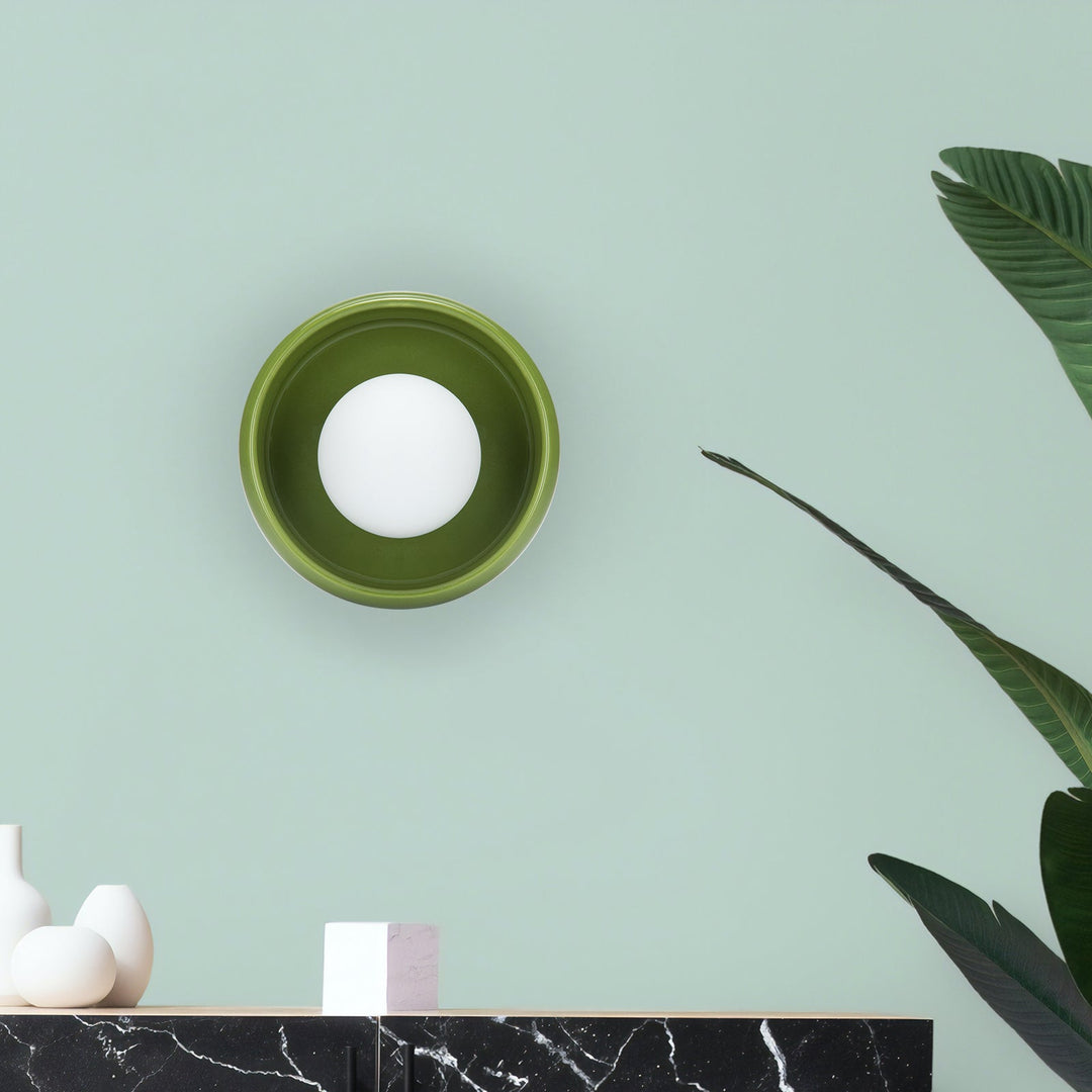 Classic White Porcelain Wall Light - Pexav