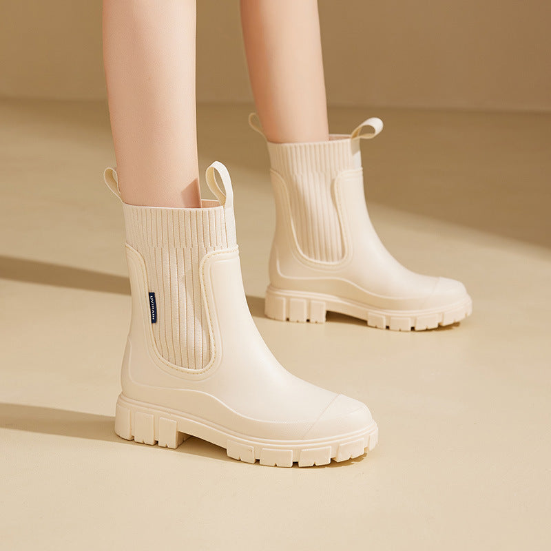 Roxanne | Classic Low Heel Ankle Boots - Olytrend