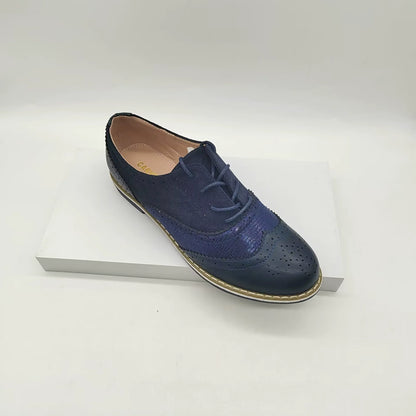 Classic Lace Up Leather Oxford Shoes