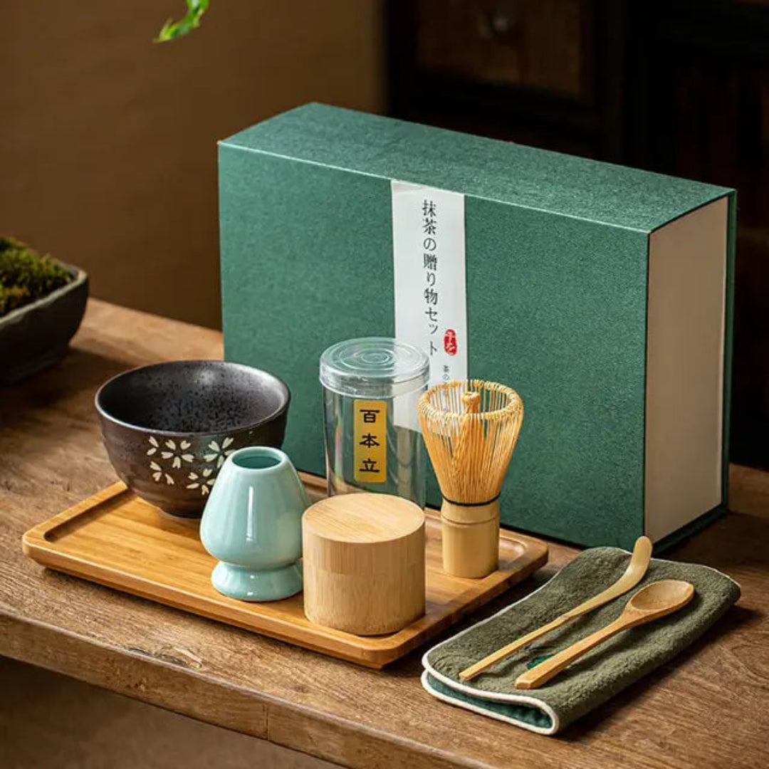 Deluxe Green Tea Matcha Starter Kit - Olytrend