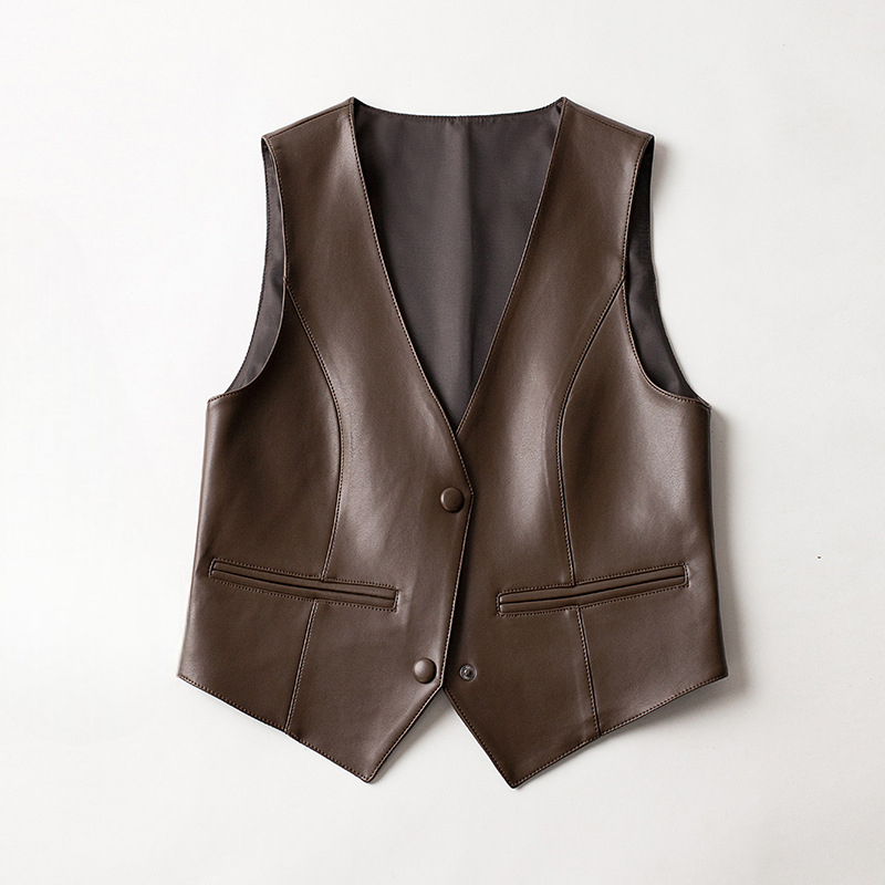 Red Ladies Tailored Waistcoat - Olytrend