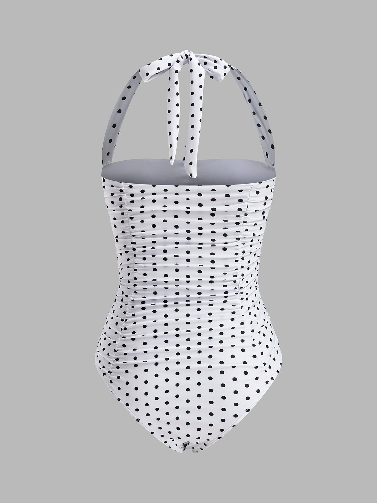 Flirty Dot High Neck Swimwear