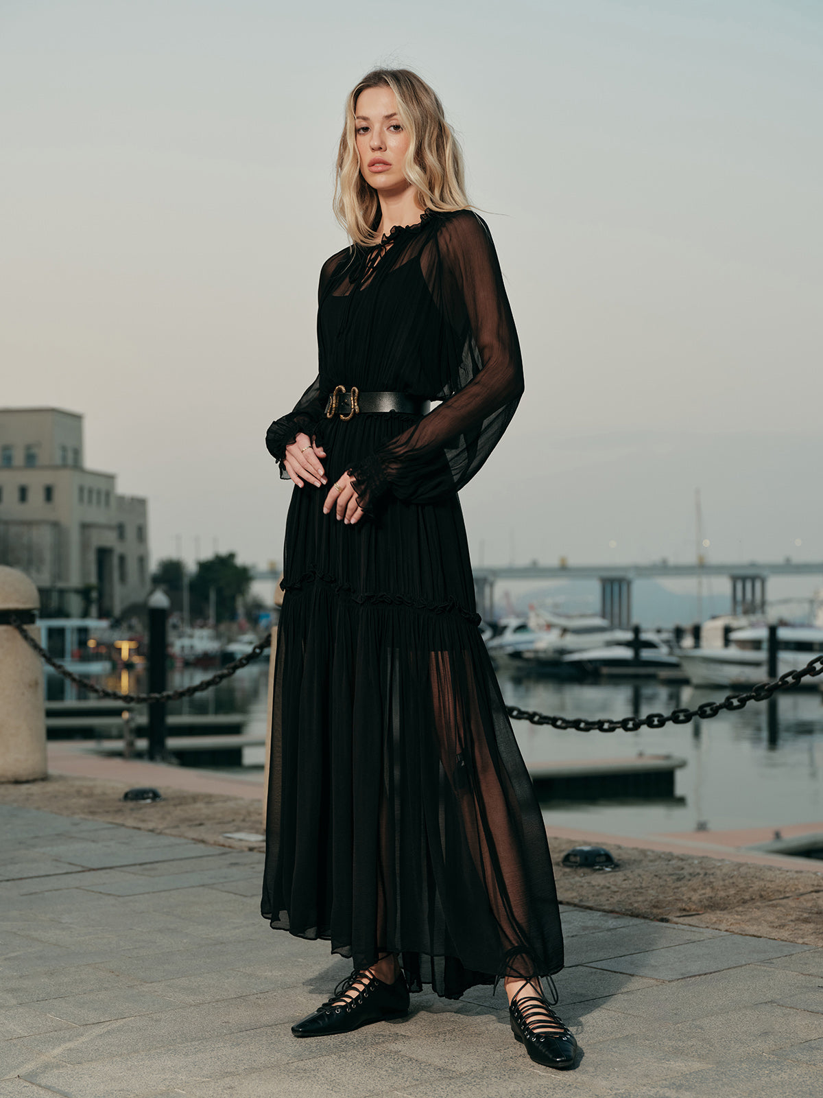 Flowy Lightweight See Through Dress