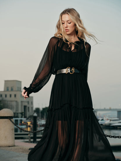 Flowy Lightweight See Through Dress