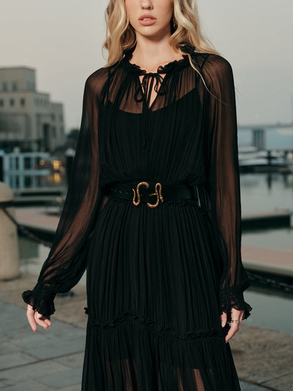 Flowy Lightweight See Through Dress