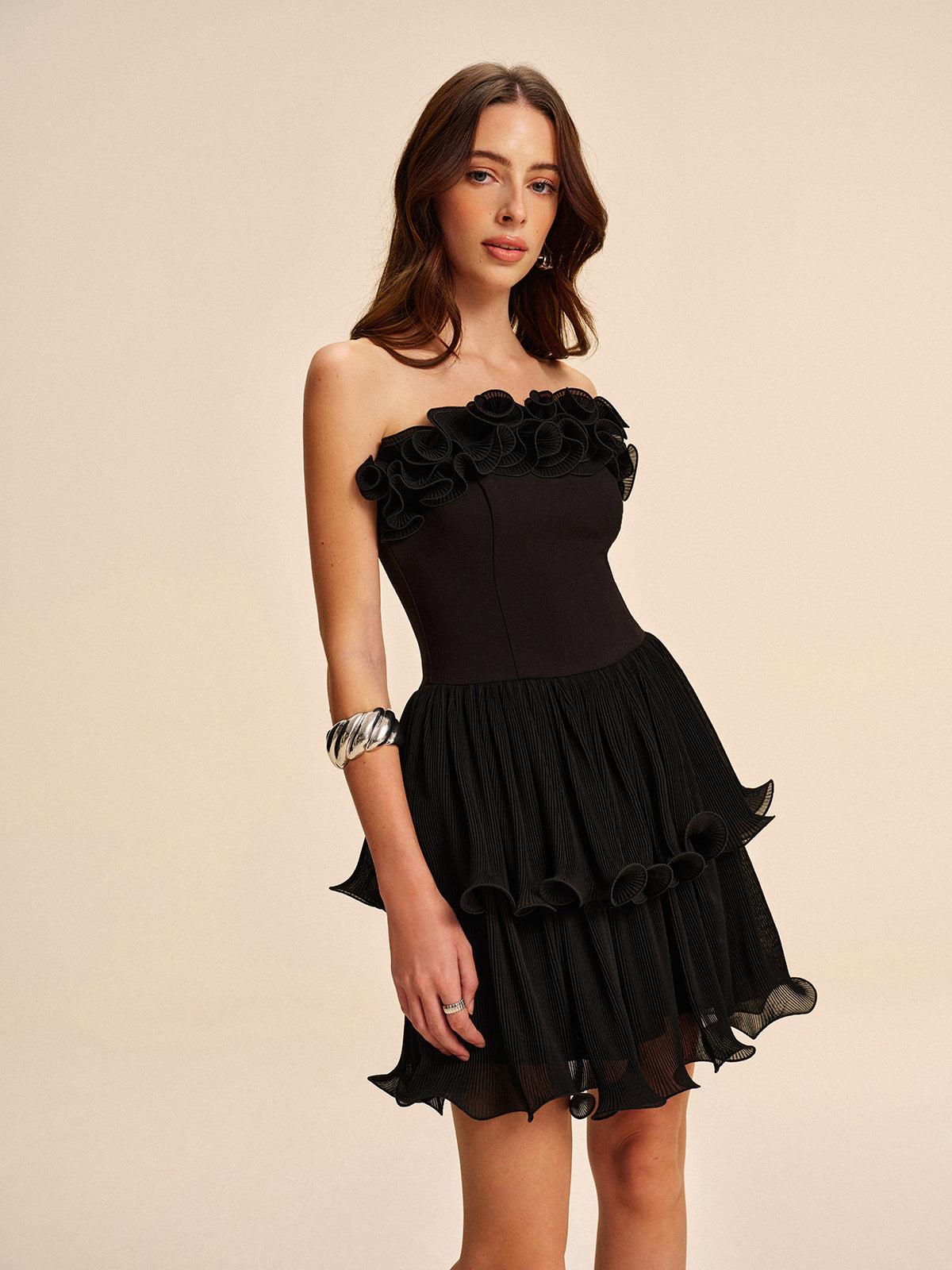 Pretty Floral Off Shoulder Dress